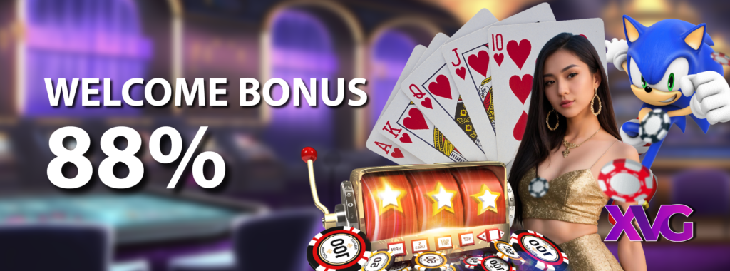 XVG Casino Welcome Bonus 88%